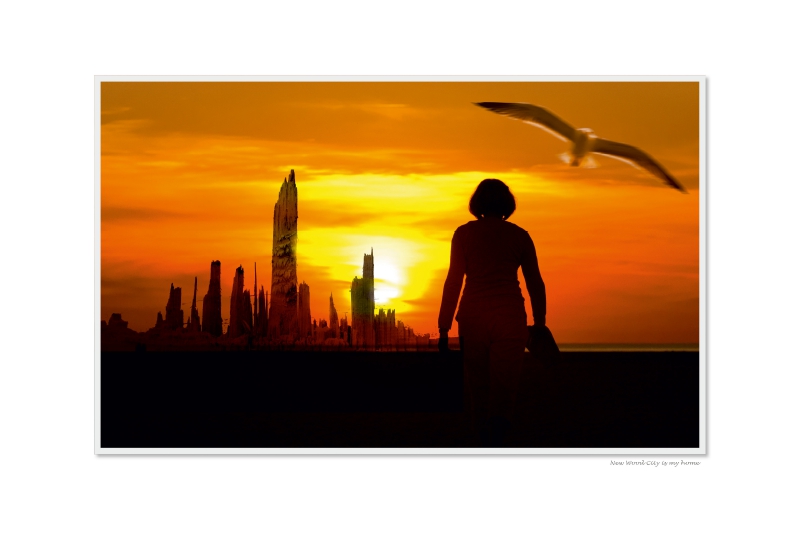 Ein Motiv aus dem Kalender Emotional Moments: Die Skyline von New Holz City. / UK-Version