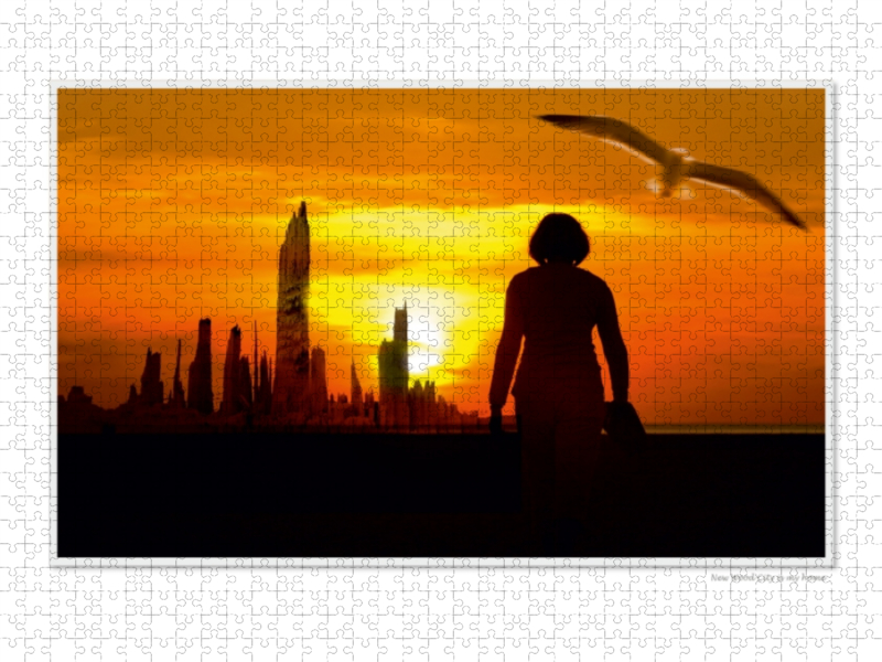 Ein Motiv aus dem Kalender Emotional Moments: Die Skyline von New Holz City. / UK-Version