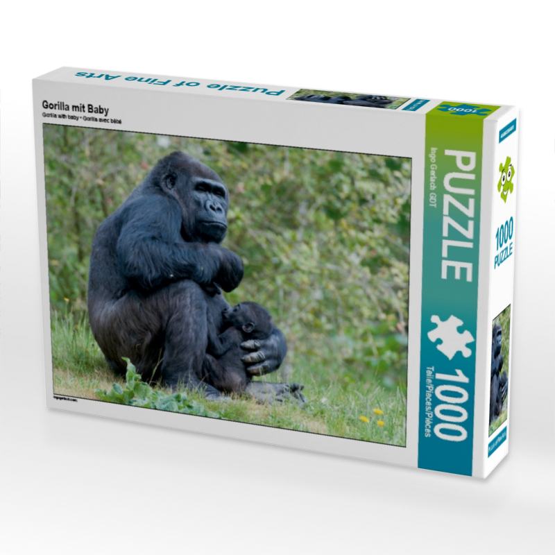 Gorilla mit Baby