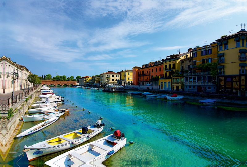 Blick auf Peschiera.