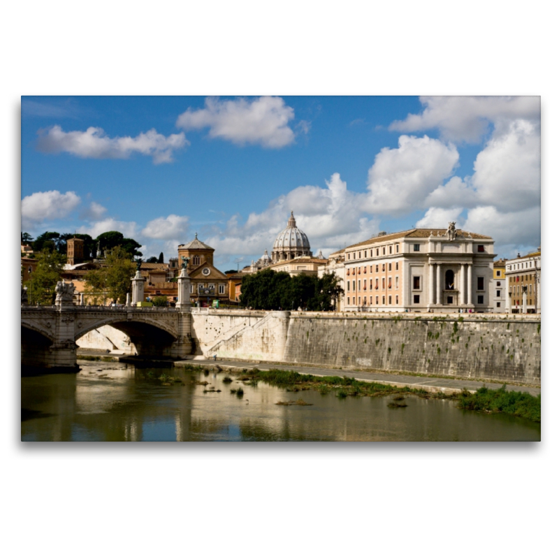 Blick auf Rom über den Tiber