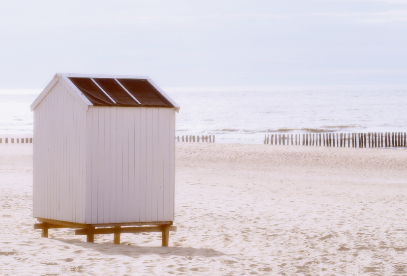 Strandhäuschen in Cadzand-Bad