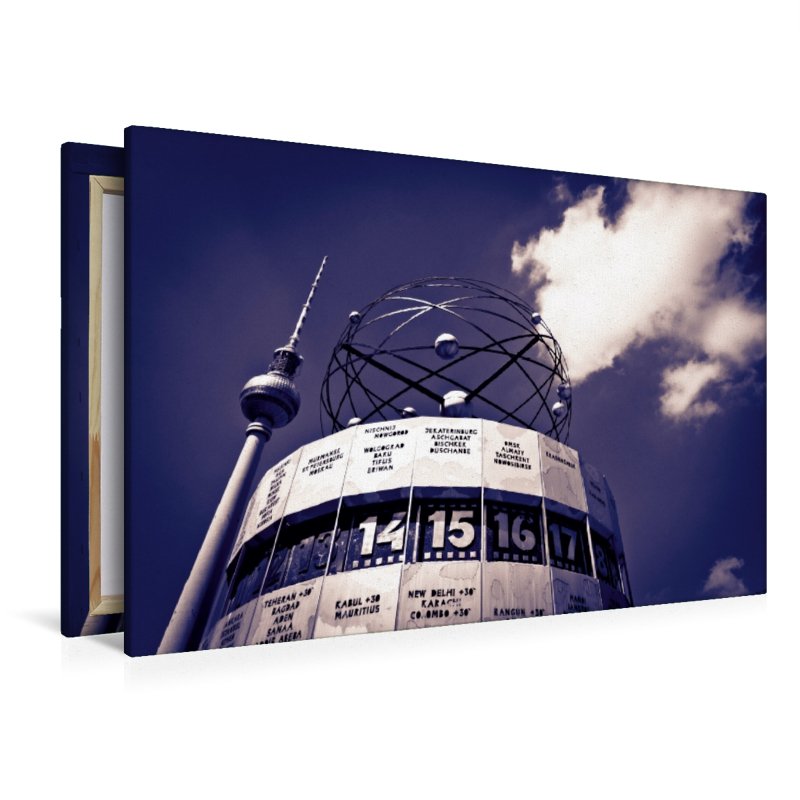 U-Bahnstation Alexanderplatz, Weltzeituhr und Fernsehturm