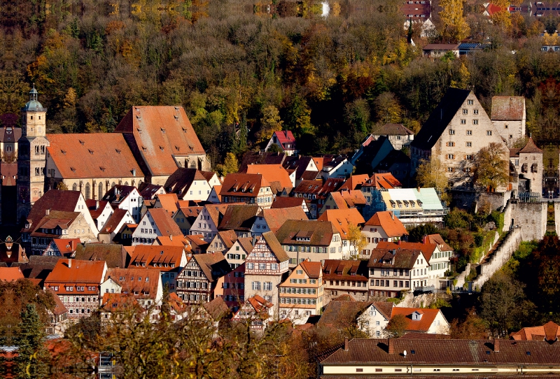 Ein Motiv aus dem Kalender Aus der Ferne: Schwäbisch Hall