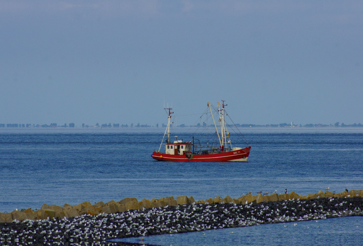 Krabbenkutter vor Cuxhaven