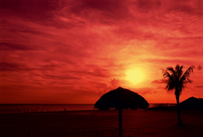 FLORIDA Sonnenuntergang Fort Myers Beach