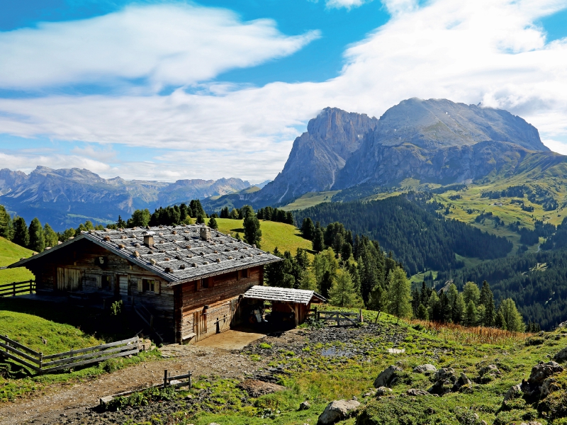 Ein Motiv aus dem Kalender Urlaub auf der Seiser Alm