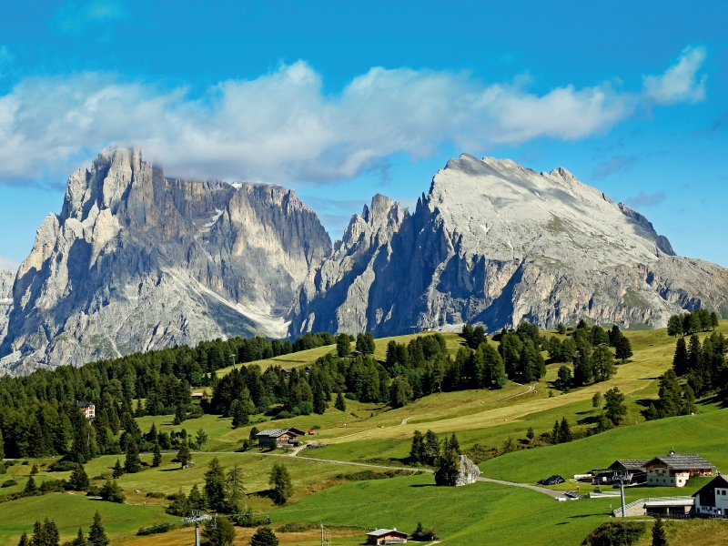 Ein Motiv aus dem Kalender Urlaub auf der Seiser Alm