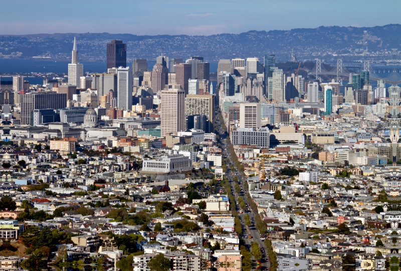 SAN FRANCISCO Aussicht von Twin Peaks