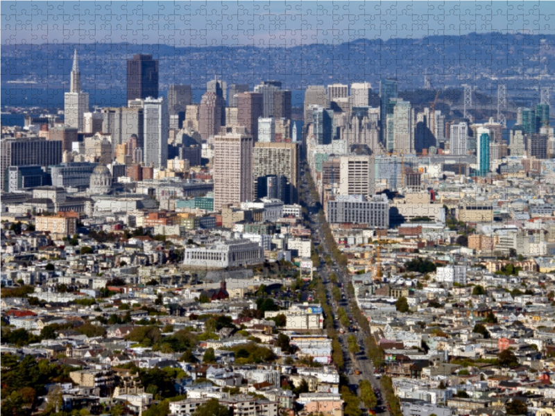 SAN FRANCISCO Aussicht von Twin Peaks