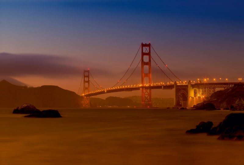 GOLDEN GATE BRIDGE San Francisco Bay