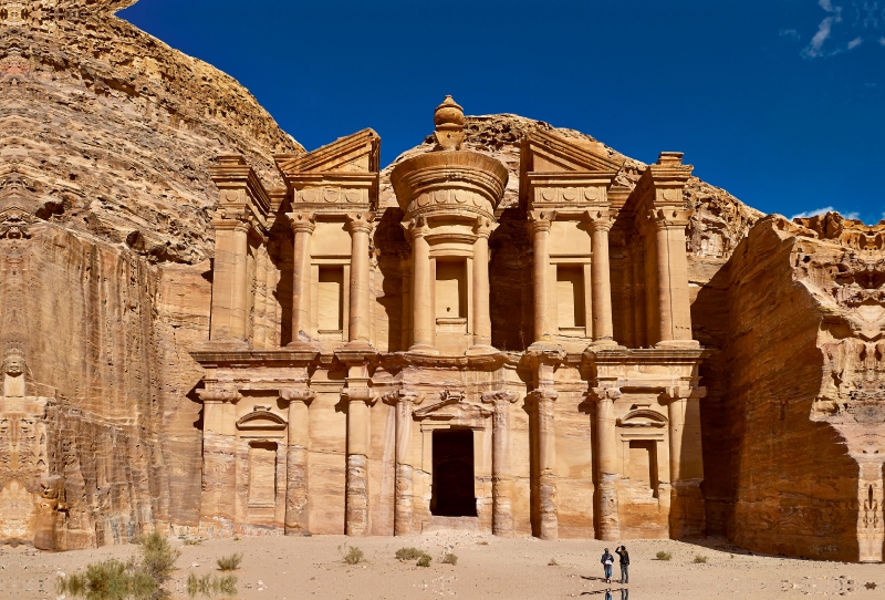 Kloster Ad oder Ed-Deir der nabataeische Ruinenstadt Petra