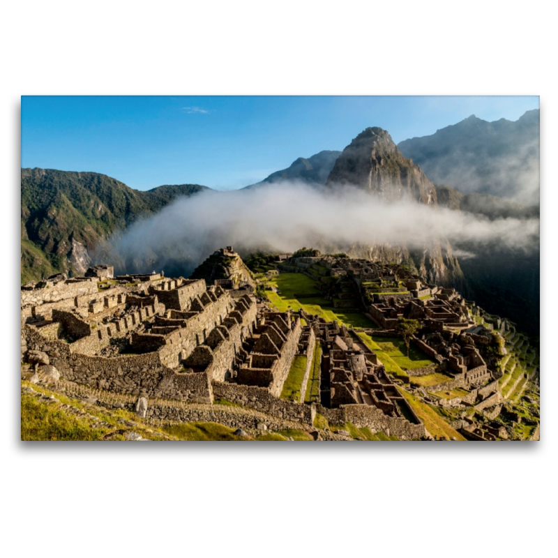 Machu Picchu im Morgennebel