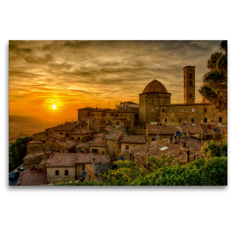 Sonnenuntergang in Volterra