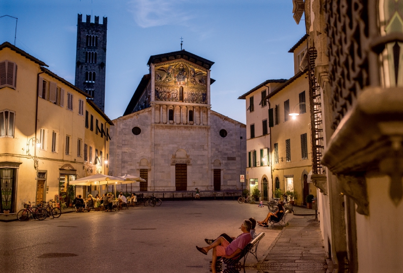 Piazza San Frediano in Lucca