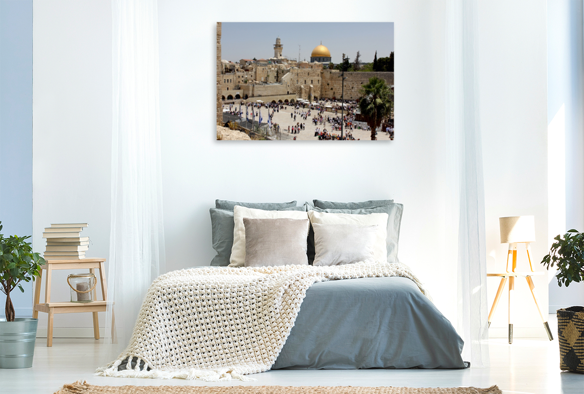 Altstadt von Jerusalem mit Klagemauer und Felsendom