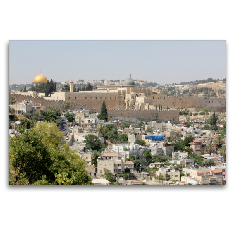 Tempelplatz mit Blick vom Zionsberg