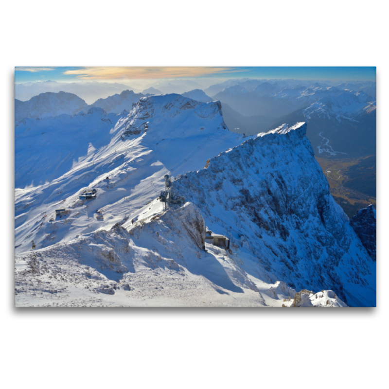 Zugspitzblick auf die Bergwelt