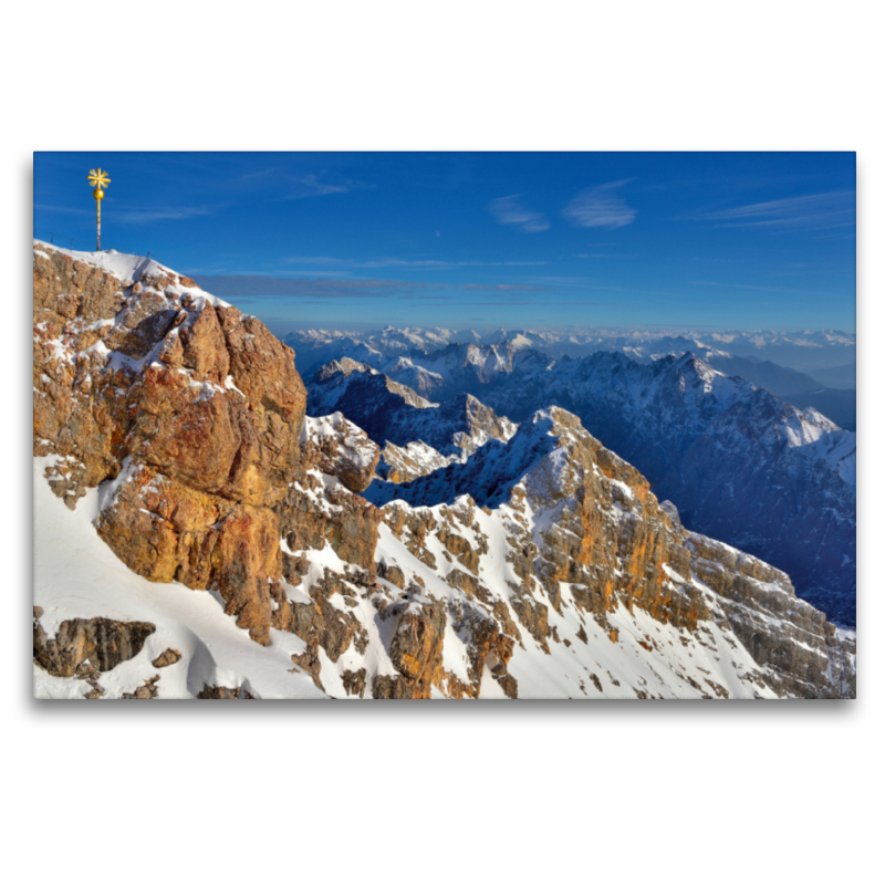 Zugspitze mit Gipfelkreuz