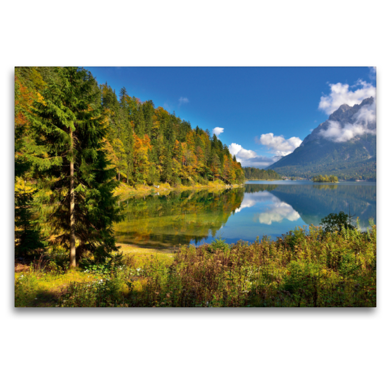 Goldener Herbst am Eibsee