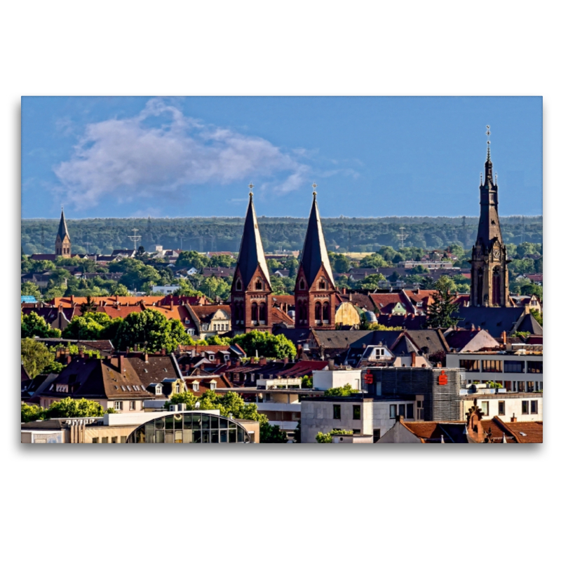 Heidelberg-Weststadt - Blick über die Weststadt