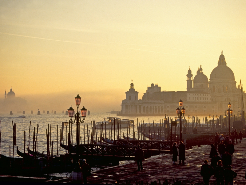 Riva degli Schiavoni und Santa Maria della Salute