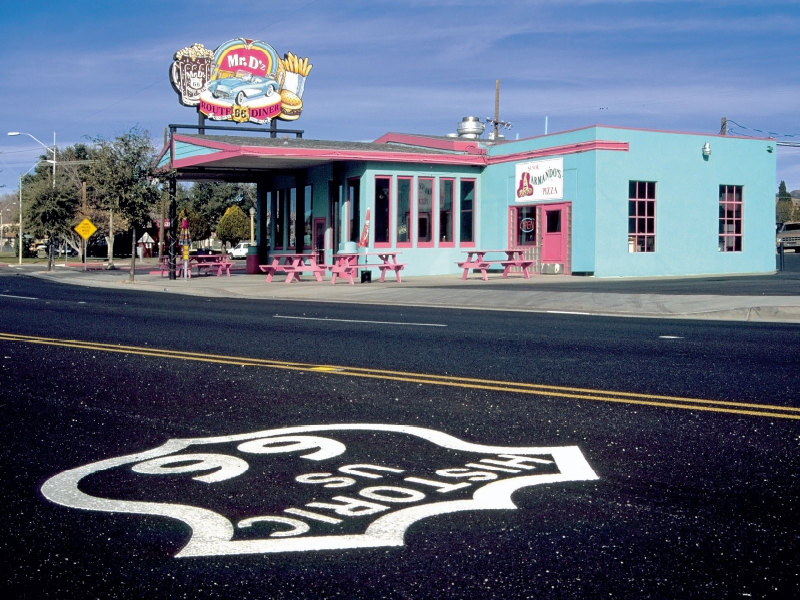 Mr. D'z, Route 66 Diner, Kingman, Arizona