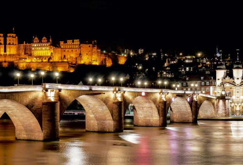 Heidelberg - Schloss und Alte Brücke