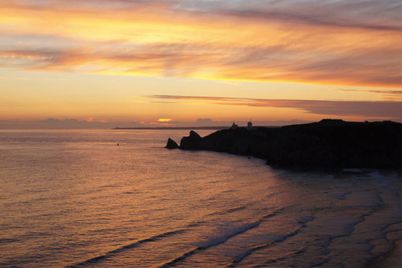 Sonnenuntergang bei Camaret-sur-Mer