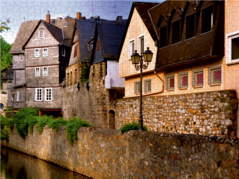 Am Lahnpförtchen; kleiner Durchlass in der mittelalterlichen Stadtmauer, auch Tränkpforte