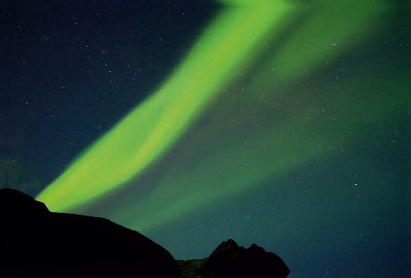 Ein Motiv aus dem Kalender Nordlicht-Zauber auf den Lofoten. Aurora borealis