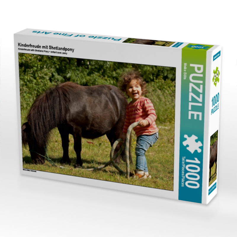 Kinderfreude mit Shetlandpony