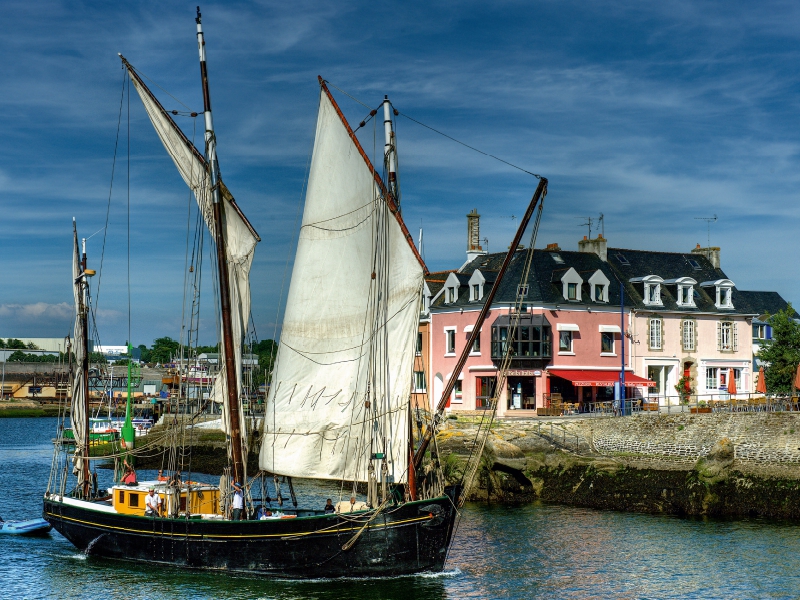 Im Hafen von Concarneau