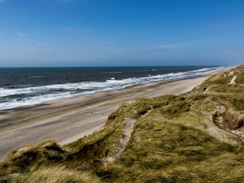 Am Strand in Klegod