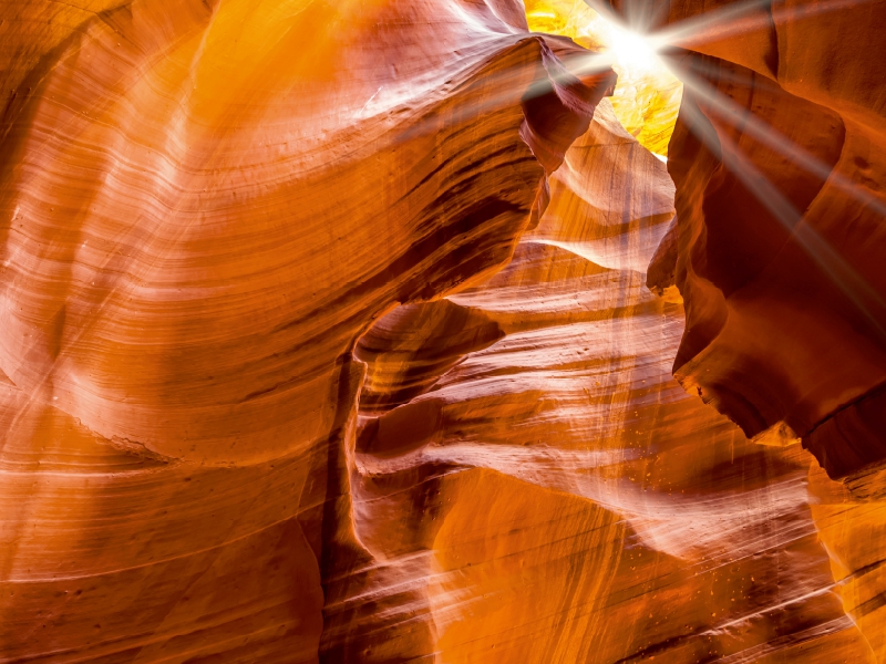 ARIZONA Antelope Canyon Felsspalte