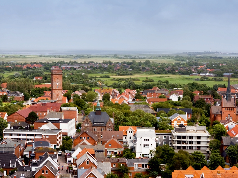 Blick vom neuen Leuchtturm