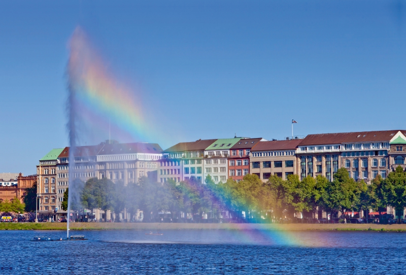 HAMBURG Alsterfontäne