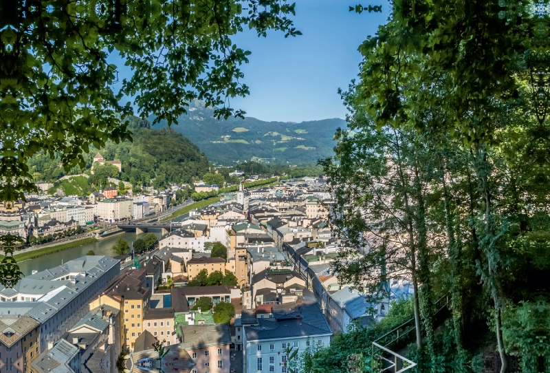 SALZBURG Blick vom Mönchsberg