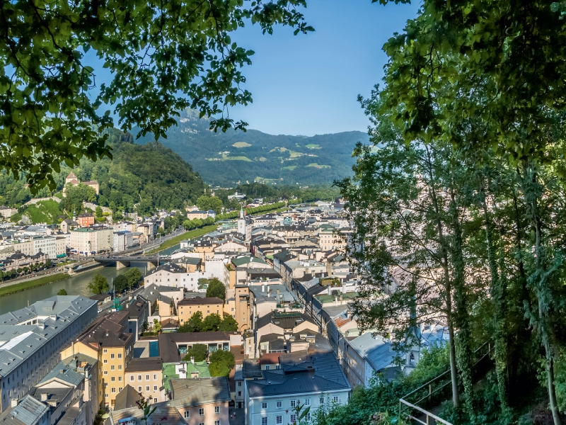 SALZBURG Blick vom Mönchsberg