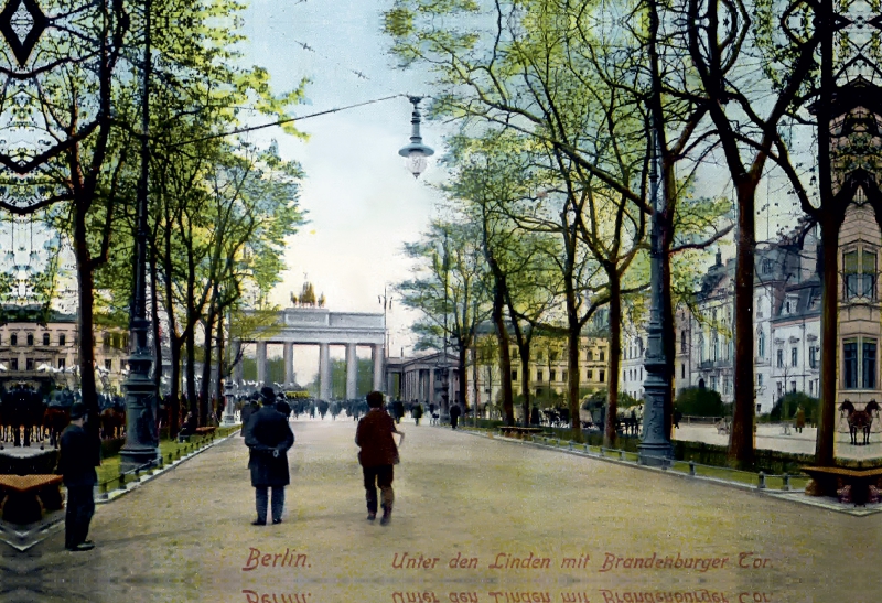 Brandenburger Tor in Berlin 1909