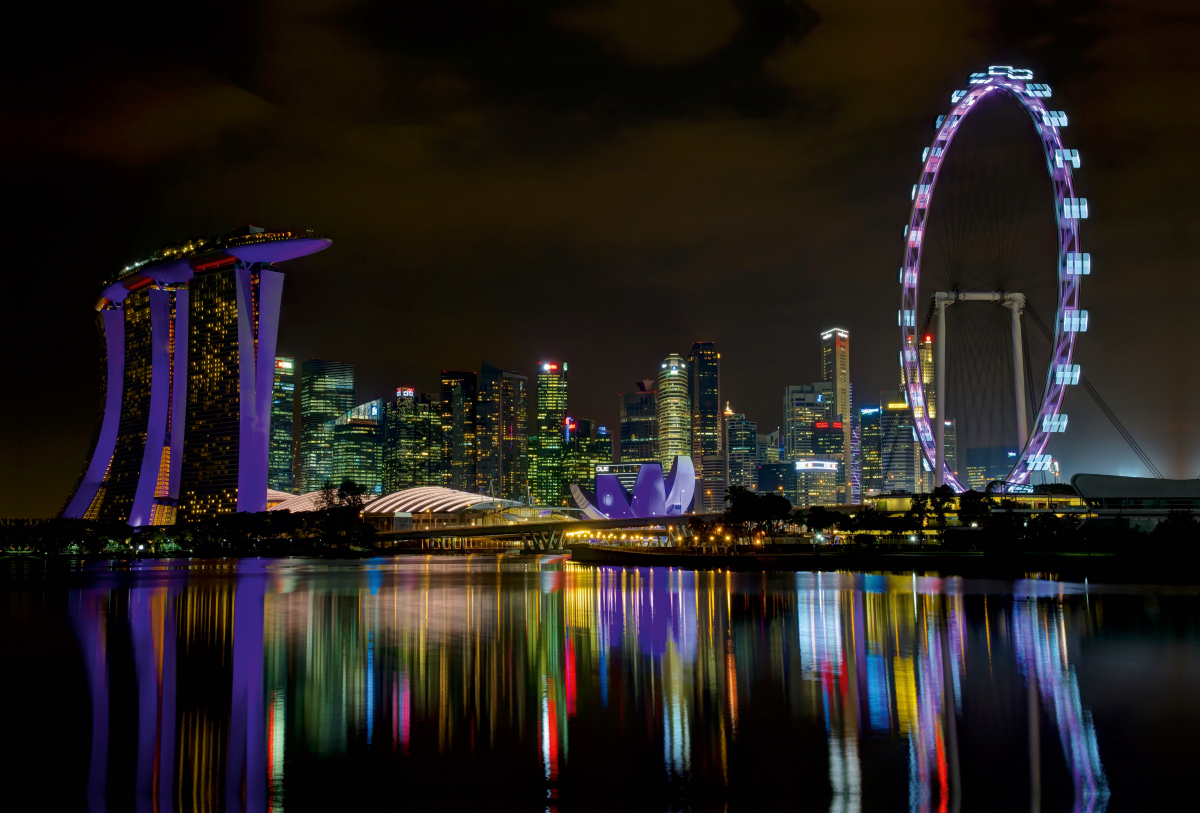 Die Einzigartige Singapur Skyline