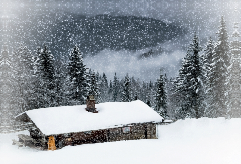 Wintermärchen HEMMERSUPPENALM II (weiß)