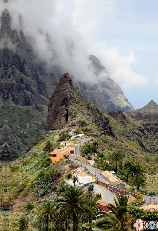 Blick ins Mascatal auf Teneriffa