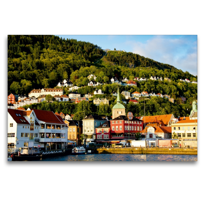 Die Stadt Bergen in Norwegen