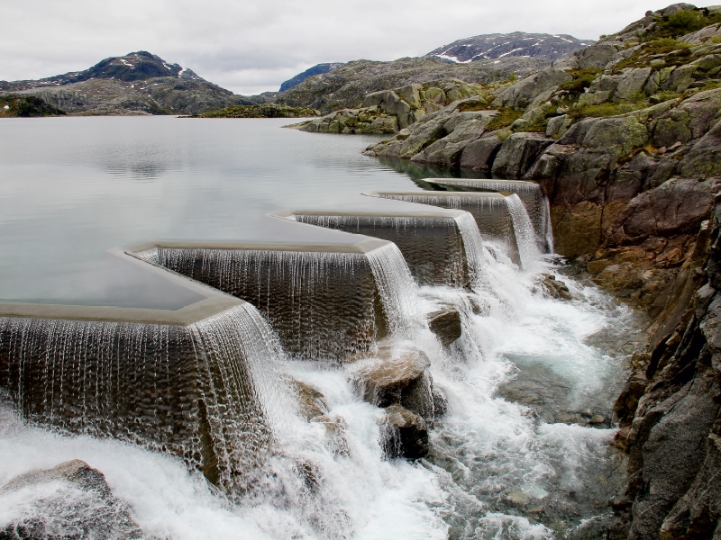 Staudamm in Norwegen