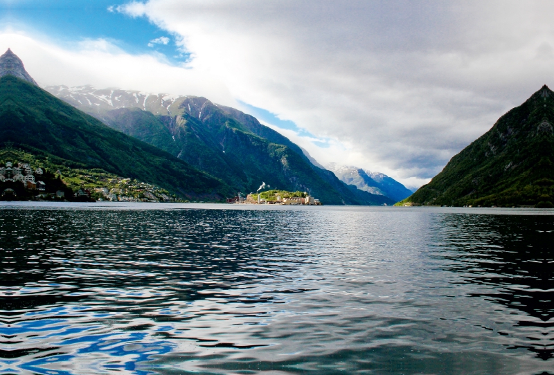 Am Fjord in Norwegen