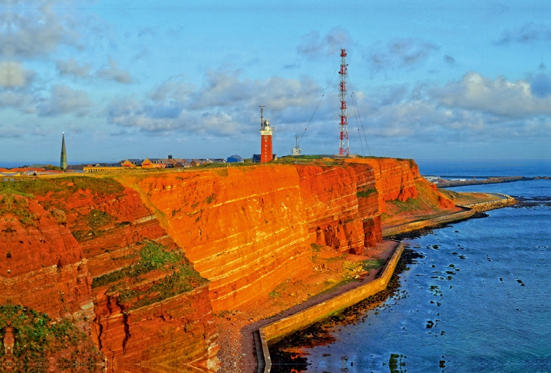 Helgoland im Abendlicht