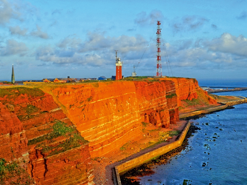 Helgoland im Abendlicht