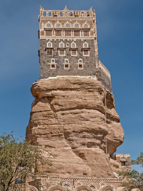 Felsenpalast im Wadi Dahr