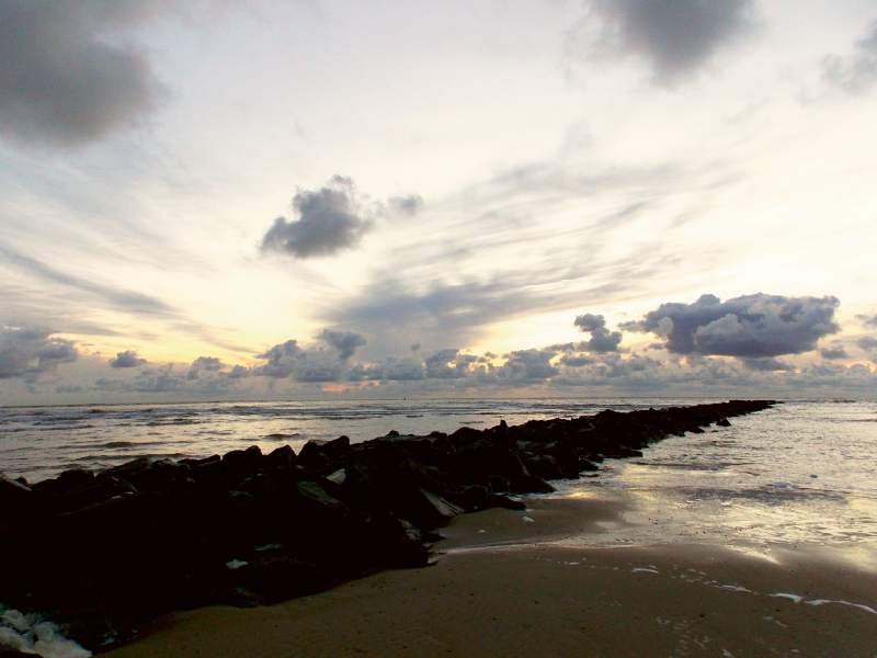 Abends am Strand von Texel